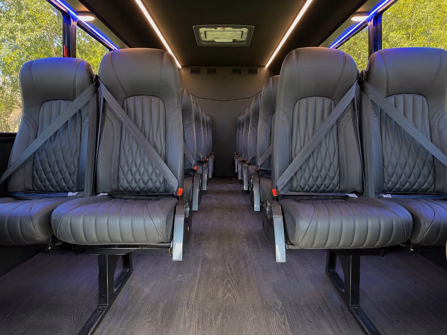 20 passenger minibus inside