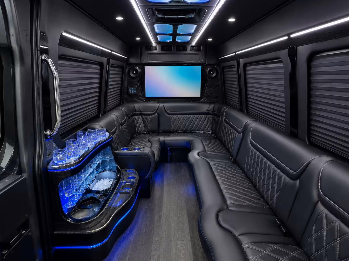 sprinter van rentals in des moines for intimate prom night groups