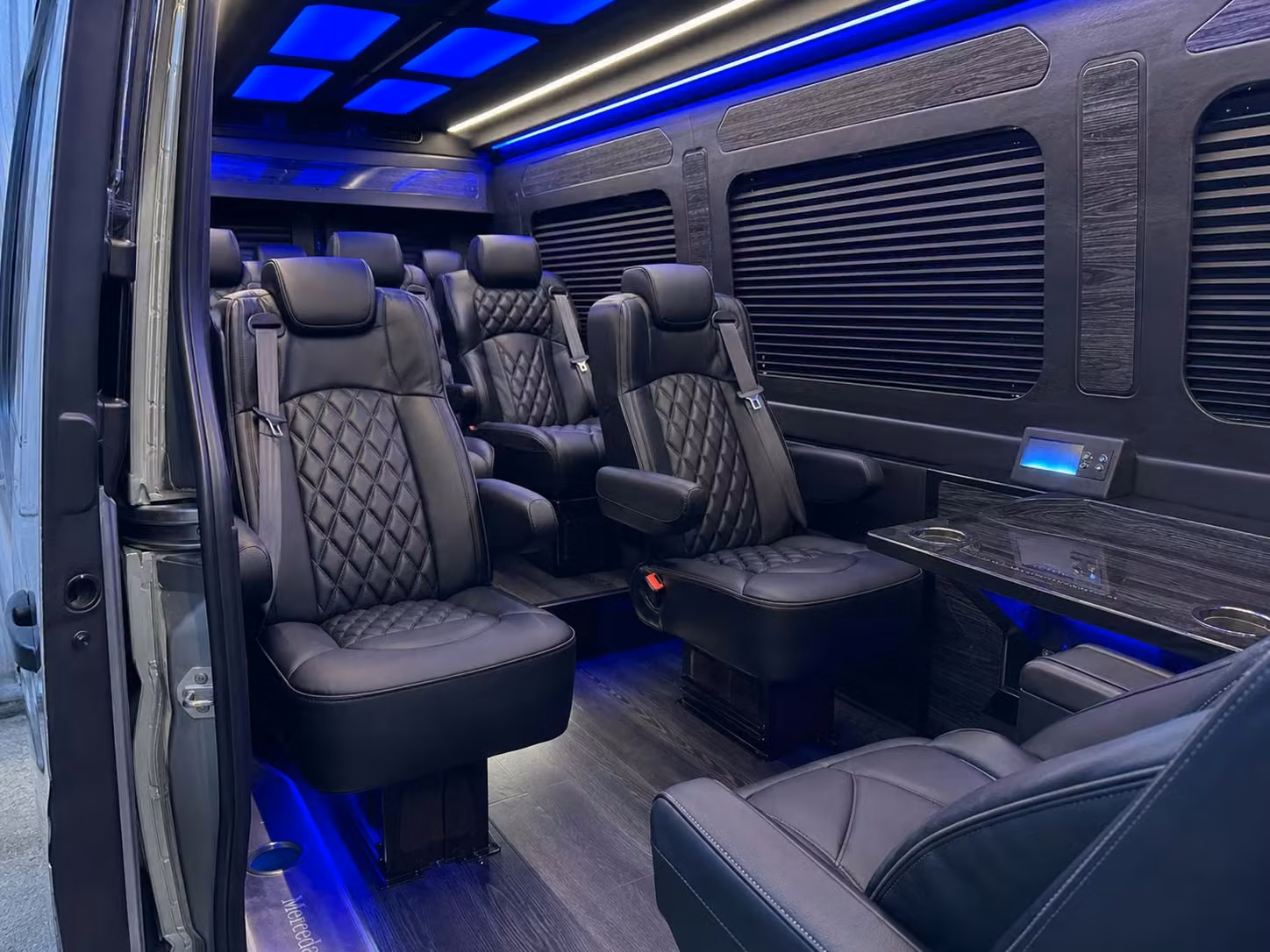 sprinter van transportation for groups and events across des moines